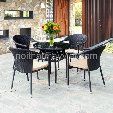 Bàn Ghế Mây Tre Cafe BGCF40