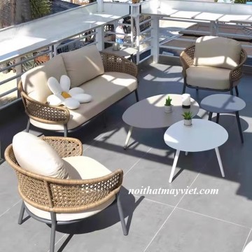 Bàn Ghế Sofa Ngoài Trời BGSF 0001