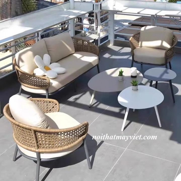 Bàn Ghế Sofa Ngoài Trời BGSF 0001