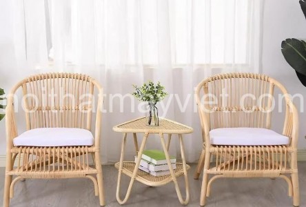 Bàn Ghế Mây Tự Nhiên – Vẻ Đẹp Mộc Mạc, Sang Trọng 