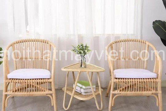 Bàn Ghế Mây Tự Nhiên – Vẻ Đẹp Mộc Mạc, Sang Trọng 
