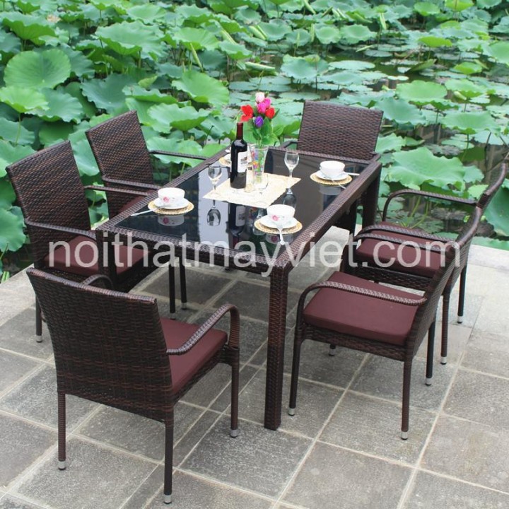 Bàn Ghế Mây Tre Cafe BGCF29