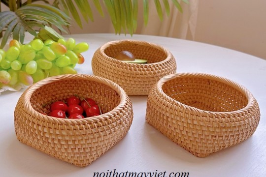 HÃY CÙNG NHÌN NGẮN NHỮNG KHAY MÂY TRANG TRÍ DECO