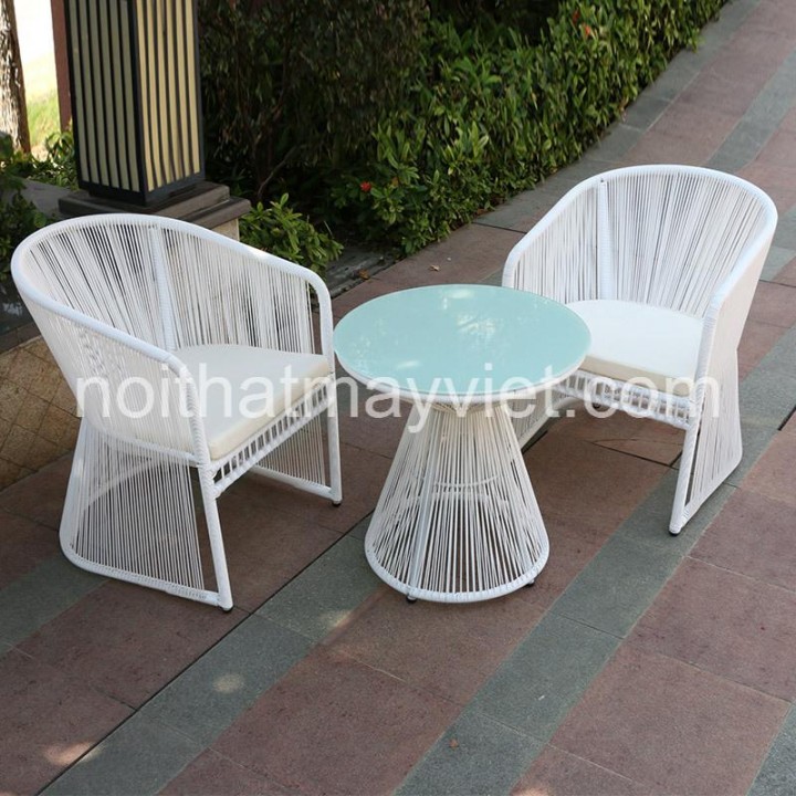 Bàn Ghế Mây Tre Cafe BGCF27