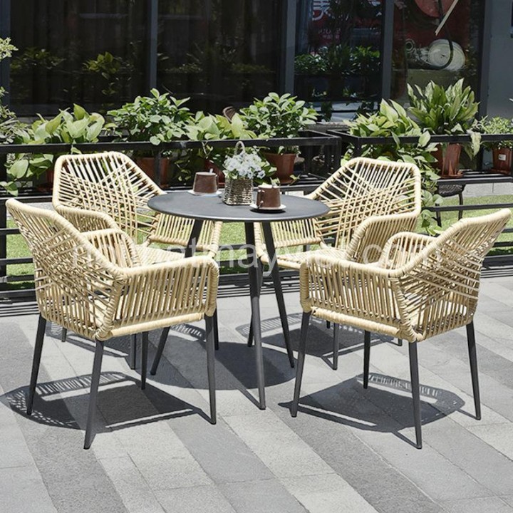 Bàn Ghế Mây Tre Cafe BGCF49
