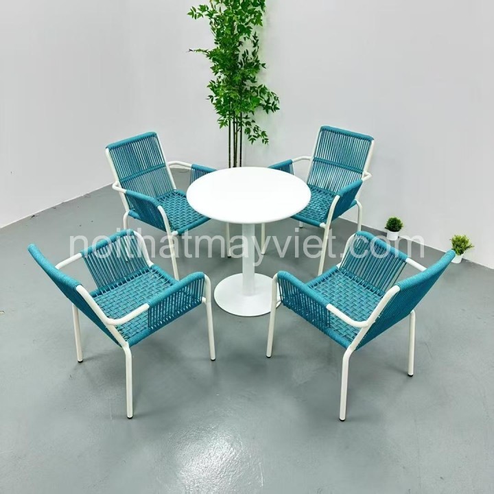 Bàn Ghế Mây Tre Cafe BGCF41