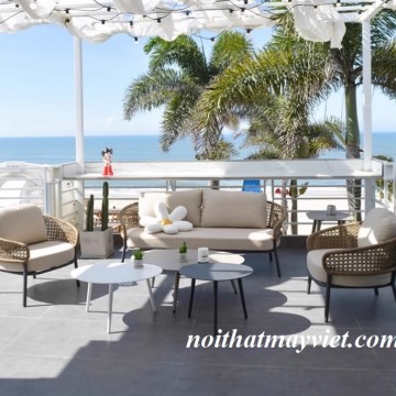 Bàn Ghế Sofa Ngoài Trời BGSF 0001