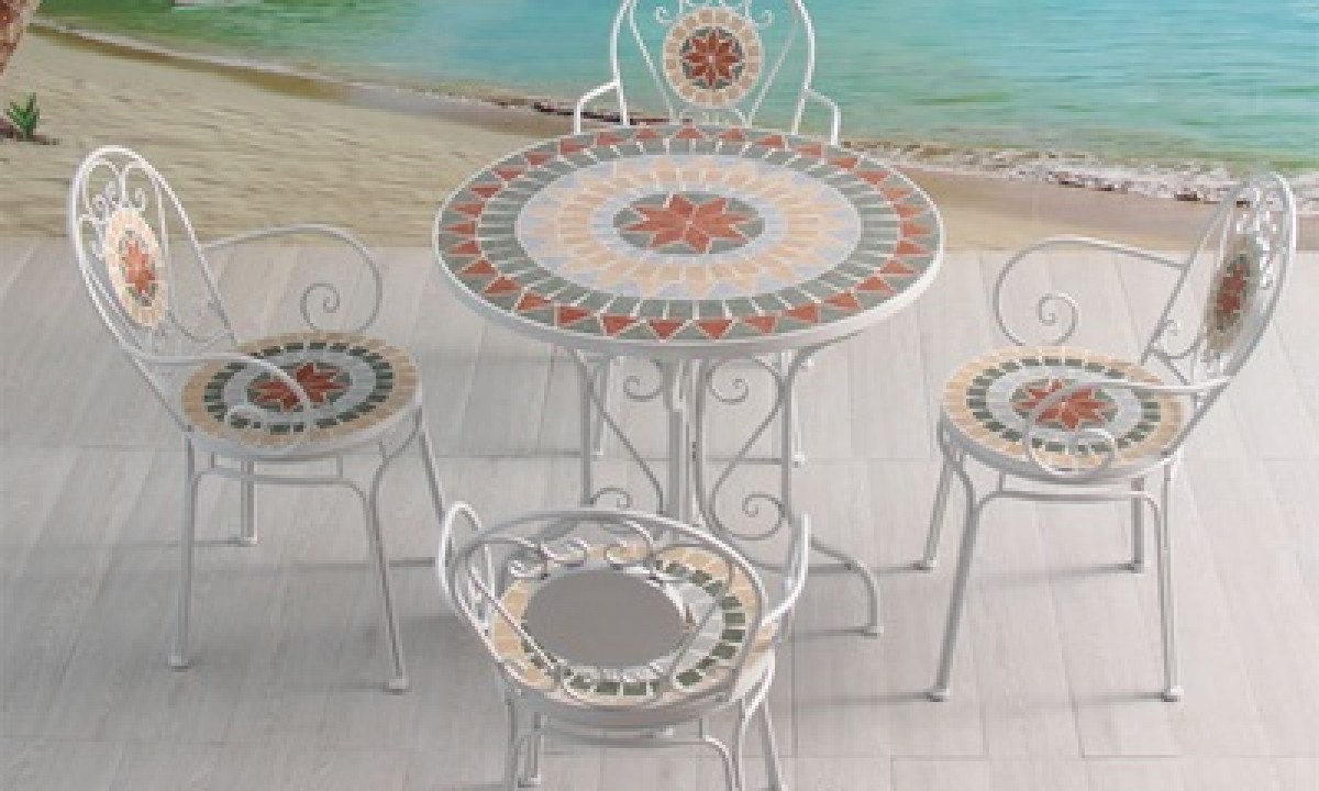 BÀN GHẾ MOSAIC BGMOSAIC 02