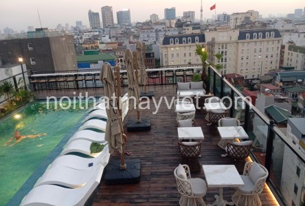 DỰ ÁN CUNG CẤP NỘI THẤT NGOÀI TRỜI CHO KHÁCH SẠN 42 & 44 HÀM LONG – HÀ NỘI