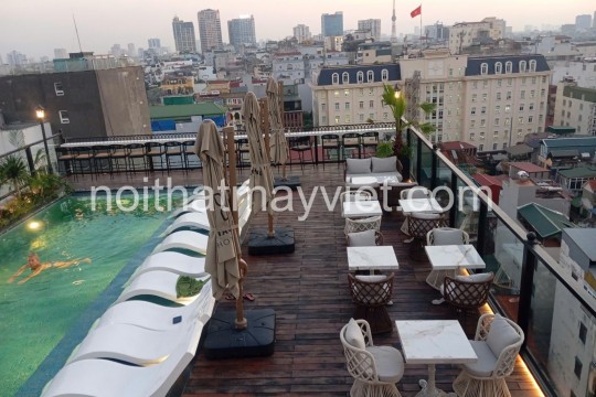 DỰ ÁN CUNG CẤP NỘI THẤT NGOÀI TRỜI CHO KHÁCH SẠN 42 & 44 HÀM LONG – HÀ NỘI