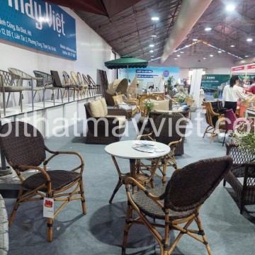 BÀN GHẾ MÂY BGM001